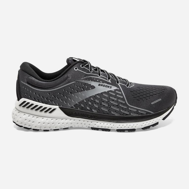 Brooks Adrenaline Gts 21 Israel - Men's Road Running Shoes - Blackened Pearl/Black/Grey (02541-YAMN)